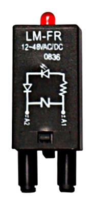 Modul LED RPML0524 24VAC/DC červený SCHRACK