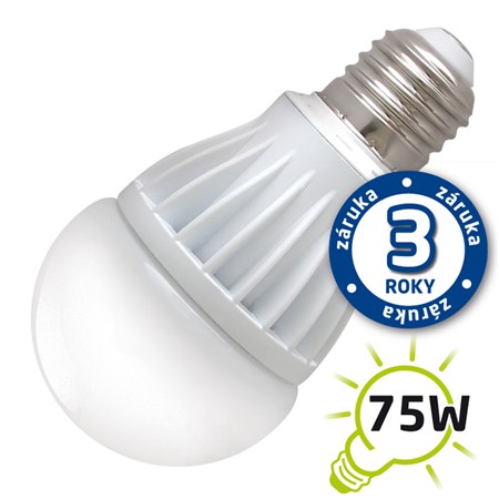Žárovka LED 230V 12W E27 A60 bílá teplá Tipa