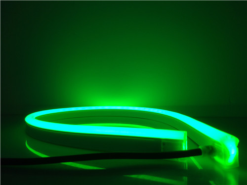LED neon flexi světelná hadice 230V 92LED/m 7W/m zelená