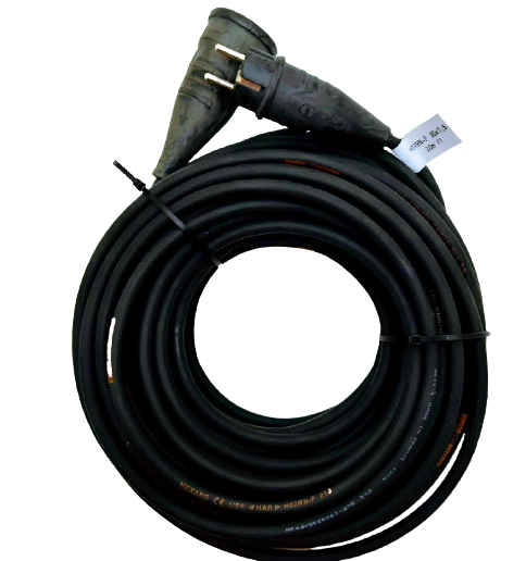 Prodlužovací kabel venkovní gumový 20m 1 zásuvka 230V H07RN-F 3x1,5 20/1T TITANEX Toraka elektro materiály