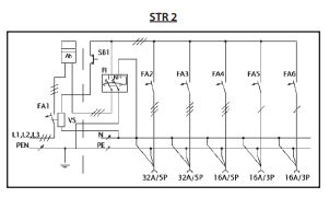 Staveništní rozvaděč s elektroměrem