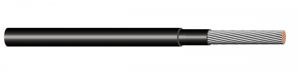 Solární kabel fotovoltaický černý H1Z2Z2-K 1023760/500 1 x 6 mm² 